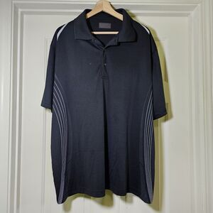 Ben Hogan Performance Polo Black With White Stripes No Tags XXL